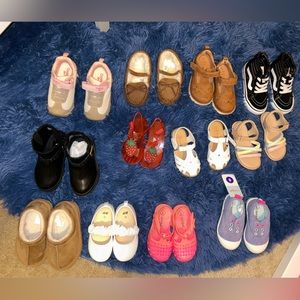 Toddler Girl shoes lot size 6, 7 & 8